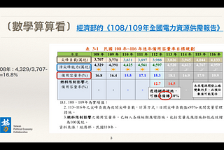 〈關於三接：藻礁之數學算算看&淨零路徑〉講座紀錄