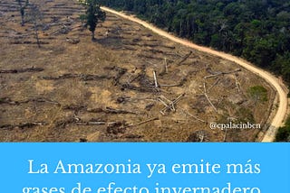 La Amazonia ya emite más gases de efecto invernadero de los que captura