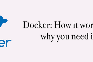 what the ship is Docker?