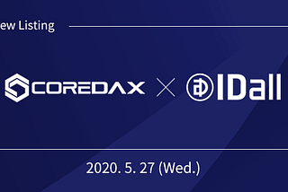 COREDAX NEW LISTING : IDALL Token