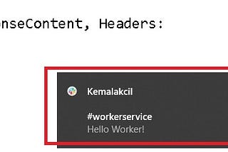 Slack Logging (Webhook) with Worker Service in .Net Core (C#)