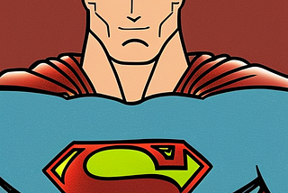 Superman Dad illustration — cartoon design— Daddy Superman is back…and exhausted