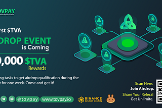 Tovpay ($TVA) Airdrop 100,000 $TVA