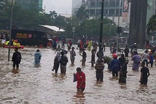 Flooding Has Turned Jakarta Into A Real-Life ‘Waterworld’