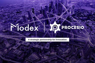 PROCESIO & Modex join forces to deploy no/low-code-backed blockchain automation