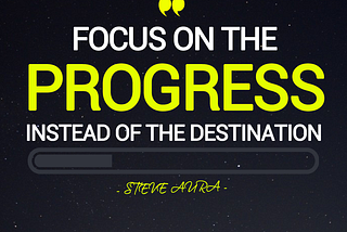 FOCUS ON THE PROGRESS.