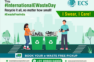 International e-Waste Day 2022 — Let’s clean our drawers by Recycling small electronic items