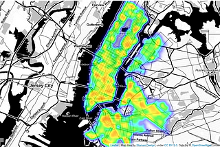 How to make a time lapse heat map with Folium using NYC Bike Share data