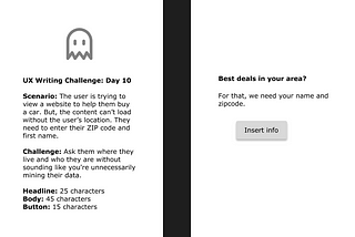 Daily UXW Challenge — Day 10