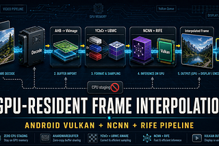GPU-Resident Frame Interpolation on Android