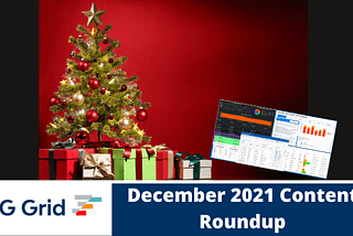 AG Grid Community Roundup December 2021