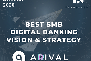 Arival Bank Won Tearsheet Challenger 2020 Award! 👏