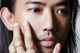 Beautiful young Asian man