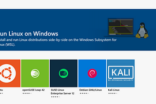 WSL: Linux Operating Systems as Apps