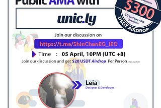 Unic.ly AMA Summary Recap with Shin Chan Community