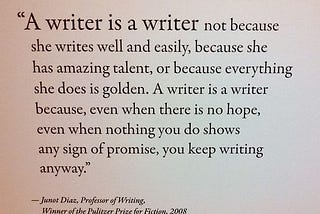 Longing to write