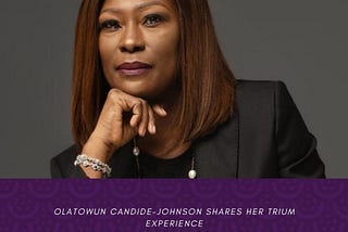 Olatowun Candide-Johnson had established a successful career as a lawyer for a multinational oil…