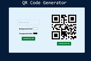 How to develop a QR code generator using React.js ??