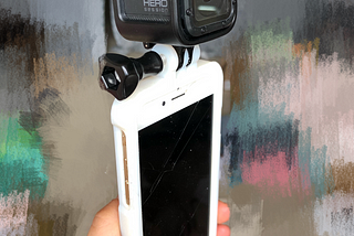 3D Printed Phone Case with GoPro Mount