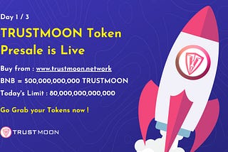 TRUSTMOON Toke Presale is Live