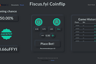 Fiscus.fyi Decentralized gambling