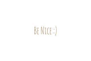 Note: Cyberbullying starts with us, we can stop it by not participating/ causing harm to other people online. BE NICE, always