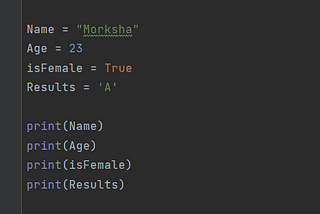 Getting started with Python — variables and Data Types- Tutorial 1