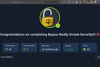 Bypass Really Simple Security | TryHackMe | W