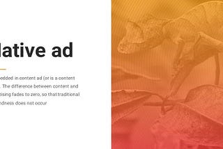 WHAT IS NATIVE ADVERTISING AND HOW SUCCESSFUL IS THE MARKET?