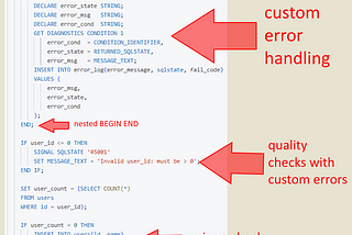 Writing Compound SQL Code with BEGIN ... END in Databricks