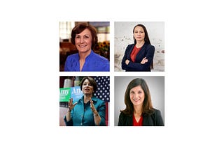 Dr. Barbara Bollier, Rep. Sharice Davids, Sen. Amy Klobuchar, Speaker Sara Gideon