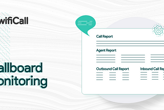 ✨🖥️ Monitor Real-time Call Centre metrics with WifiCall WallBoard.