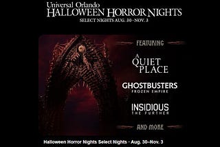 Halloween Horror Nights 2024 Food Guide