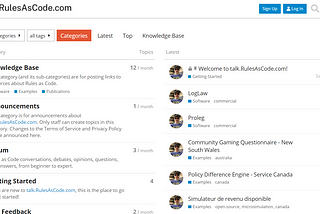 talk.RulesAsCode.com — A Community Forum