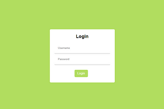 Simple Login Page Design with CSS