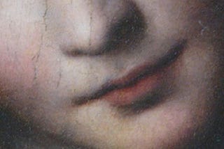 Detail of Madonna and Child by Bernardio Luin