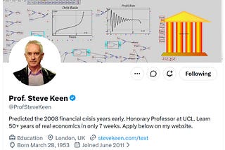 Steve Keen Has Receipts