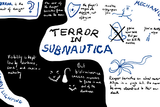 Sketchnote: Terror in Subnautica