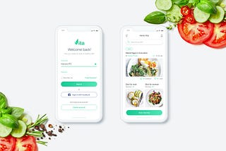 Vita App, is a solution to raise recipes for dietetic food to have a healthy life.