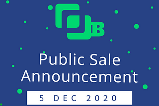 Bridge Finance Public Sale: 5th Dec 2020, Midnight Singapore Time (GMT +8)!