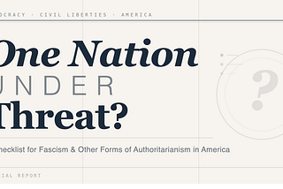 One Nation Under Threat?