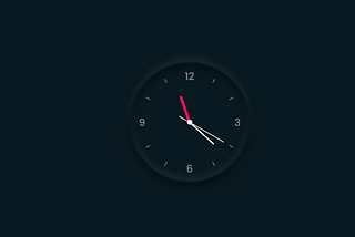 Reloj basado en js, html y css