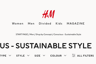 Unforgivable UX mistake by H&M