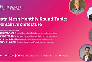 Data mesh round table discussion on data contracts