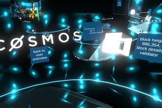 CosmosVR: A spatial blockchain explorer