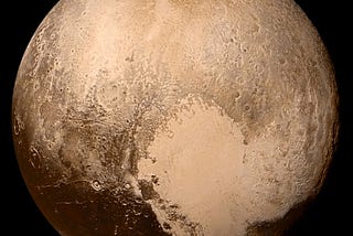At last we know something about Pluto. And our astronomers.