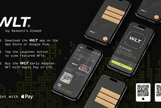 WLT is the first mobile wallet to support NFT minting with Apple Pay