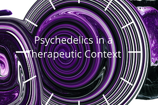 Psychedelics as a therapy