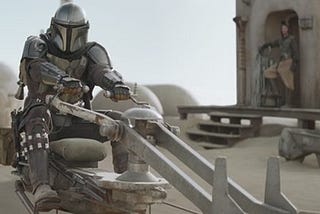 Discussing Jon Favreau’s suspenseful plant and hilariously successful payoff (The Mandalorian…