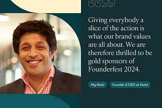 Vestd Announced as Gold Sponsor for Founderfest 2024